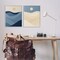 Stupell Industries Boho Waves & Dunes 2pc Framed Giclee Wall Art Set Design by Daphne Polselli